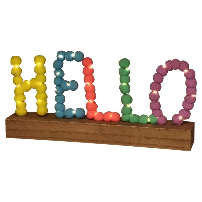 Lumino, natpis, svijetleći, hello - Image 2