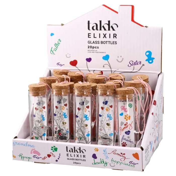 Elixir, staklena bočica, narukvica, miks - Image 2