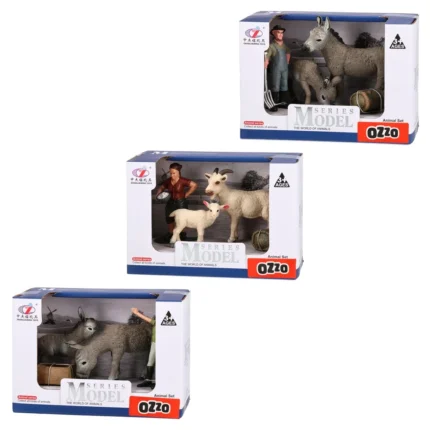 Series model, igračka, set figura, farmer i životinje, miks, 4073149