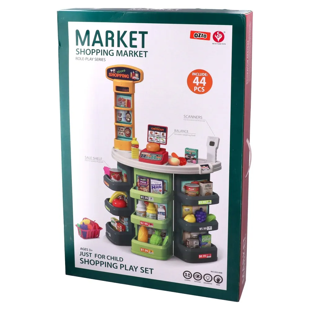 870237_001 Market, igračka, polica za voće, supermarket,set sa svjetlima i zvukom - Image 1