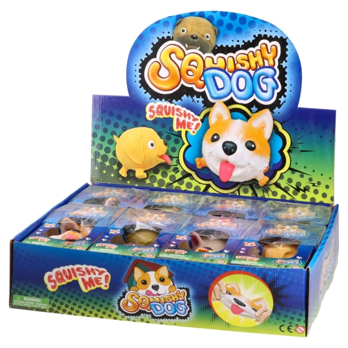 Squeezy dog, gumena igračka, pas, miks - Image 2
