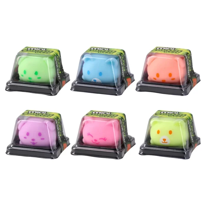 Squeezy pets, gumena igračka, mačka, miks - Image 1