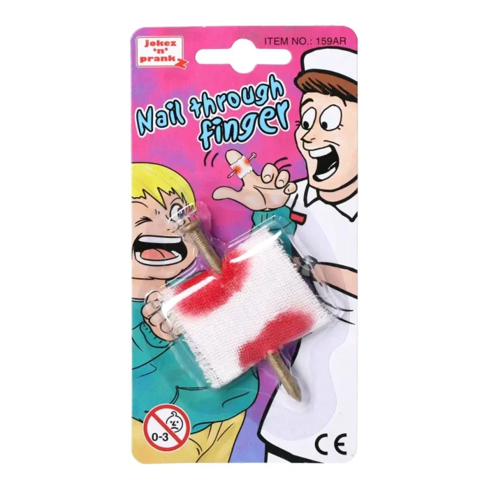Bambini, prank, lažna rana od eksera - Image 1
