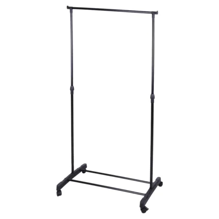Stallex Fit, stalak za odjeću, metalni, crni, dimenzije 80 x 42 x 160 cm