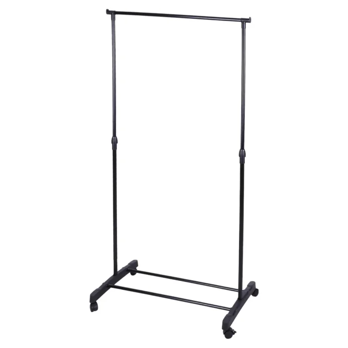 Stallex Fit, stalak za odjeću, metalni, crni, dimenzije 80 x 42 x 160 cm - Image 1