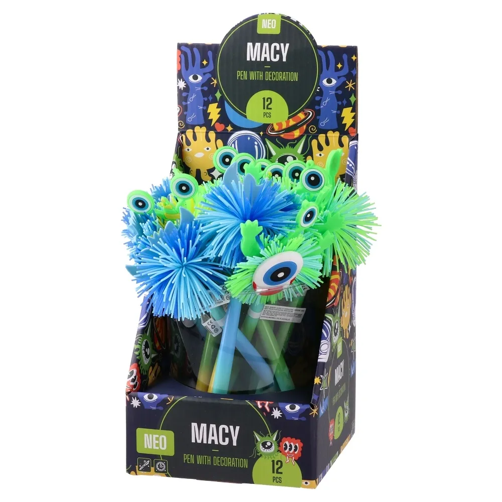116168_001 Macy, hemijske olovke sa dekoracijom, Monster, miks - Image 1