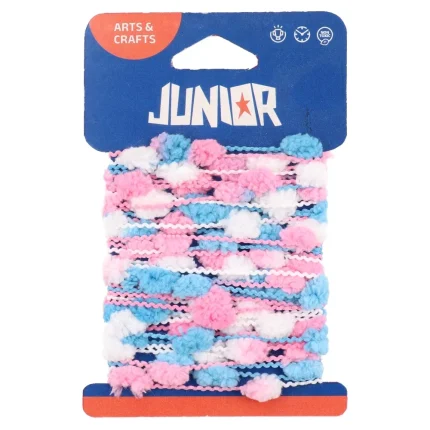 Crafty ropy, kraft dekorativna traka, pom pom, 5m