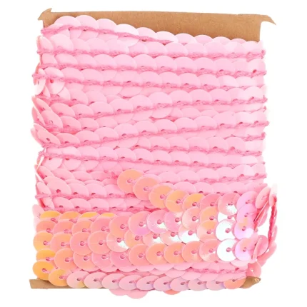 Crafty ropy, kraft dekorativna traka, krljušti, roze, 4,5m