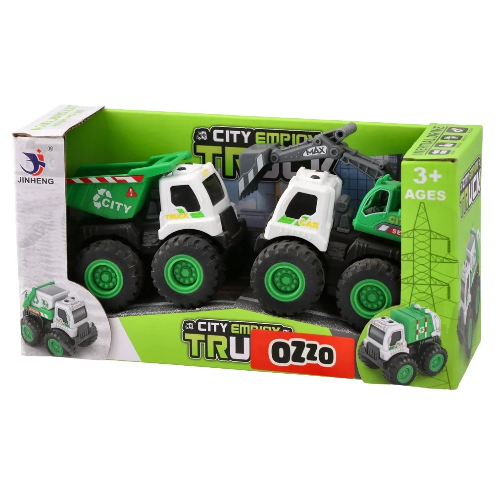 861321_001 Jinheng, igračka, kamion za očuvanje životne sredine, 4 u 1, sa svjetlima i zvuk - Image 1