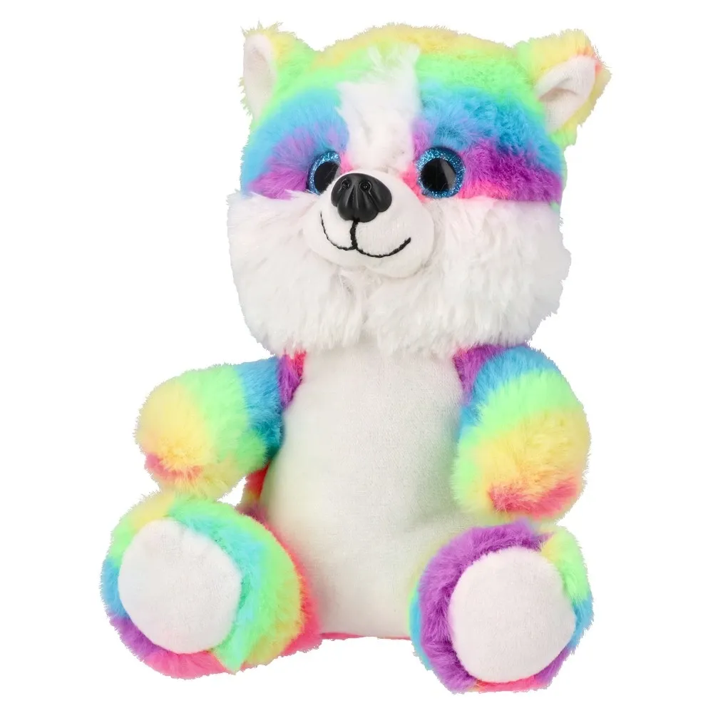 879112_001 Plush, igračka, plišana, haski, 20cm, rainbow - Image 1