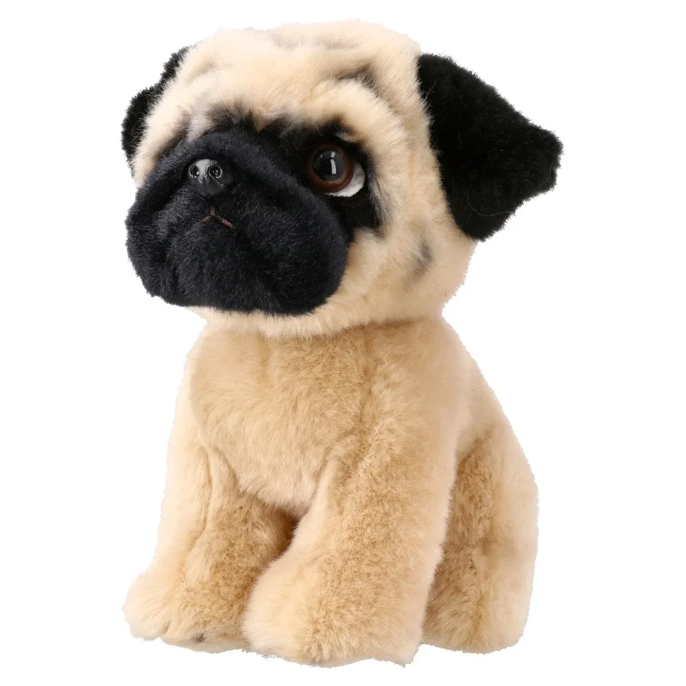 879203_001 Plush, plišana igračka, mops, 18cm - Image 1