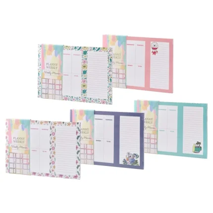 Planny Weekly, mapa za planiranje, nedjeljna, 19x27cm, 52 lista, miks
