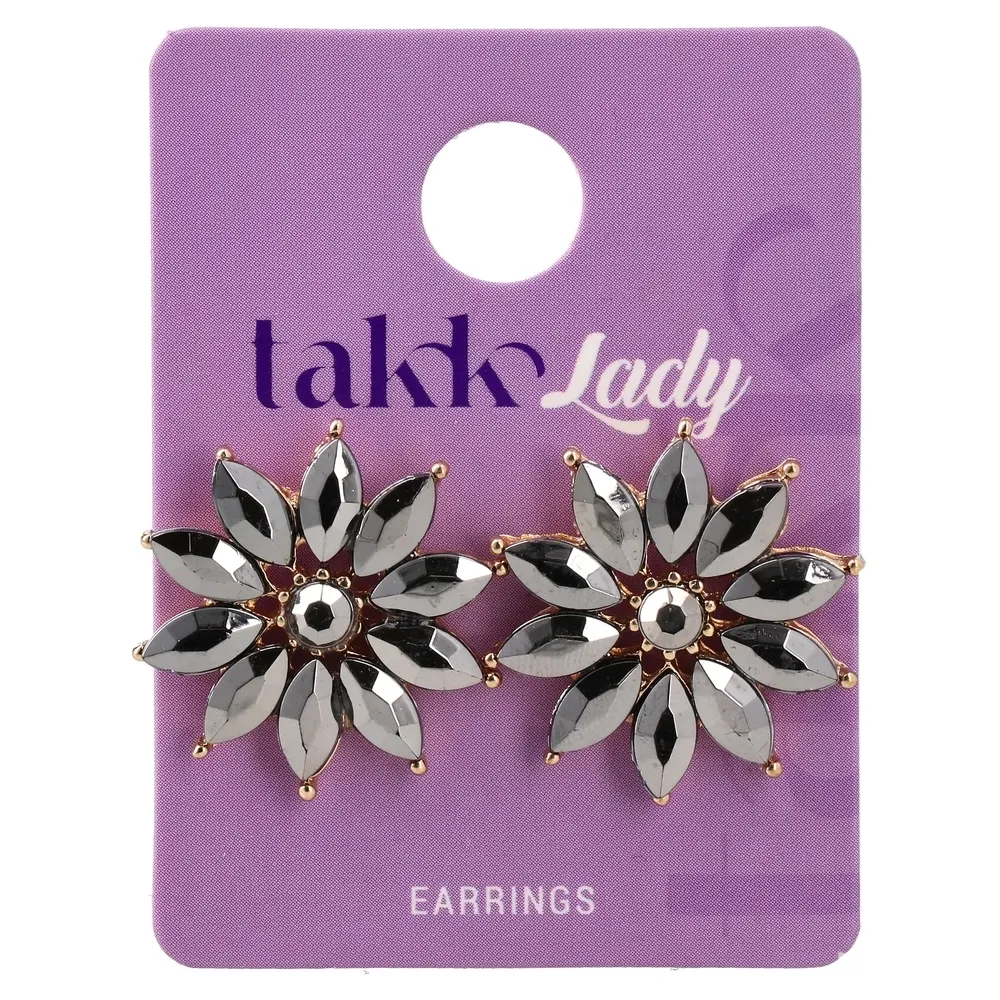 505093_001 Monroe lady, par minđuša, kristal, cvijet - Image 1