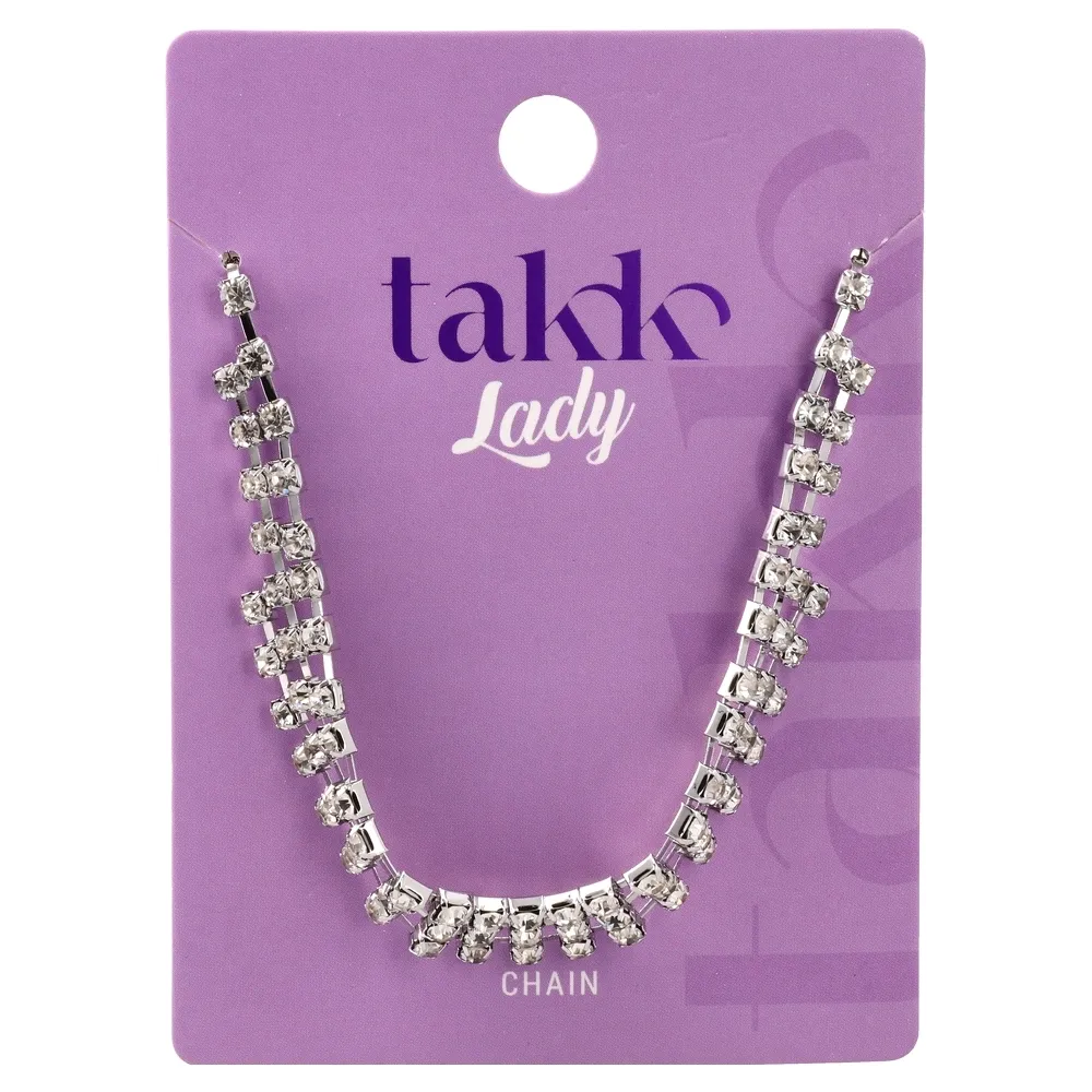 505116_001 Lara lady, lančić, kristali, srebrna - Image 1