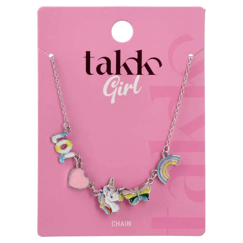 505150_001 Lara girl, lančić, jednorog sa srcem - Image 1