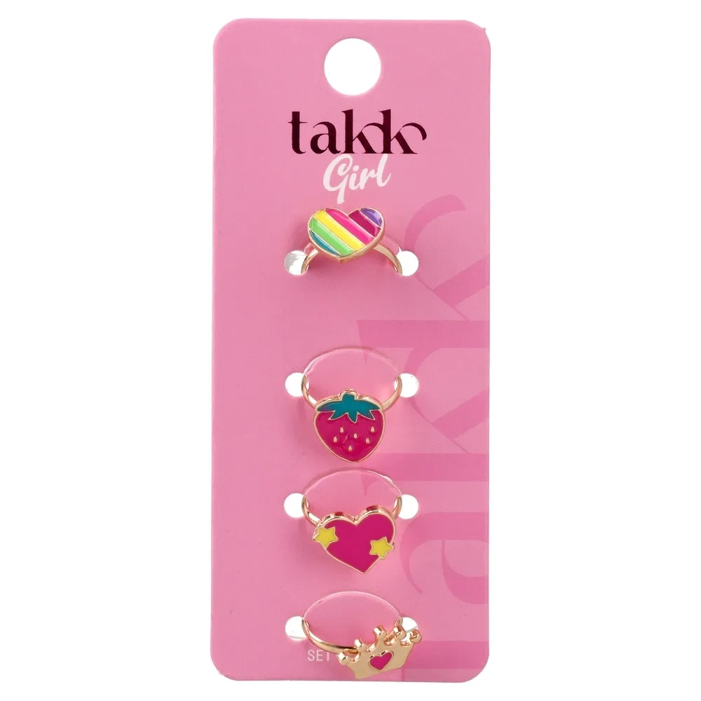 505167_001 Elif girl, set prstenja, kruna i srce, 4K - Image 1