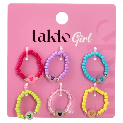 Elif girl, set prstenja, pastel, 6K