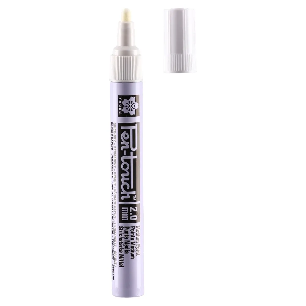 672510_001 Pen Touch, uljani marker, medium, white, 2,00mm - Image 1