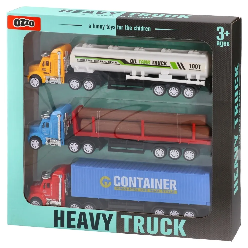 862100_001 Heavy truck, igračka, kamion, set od tri - Image 1