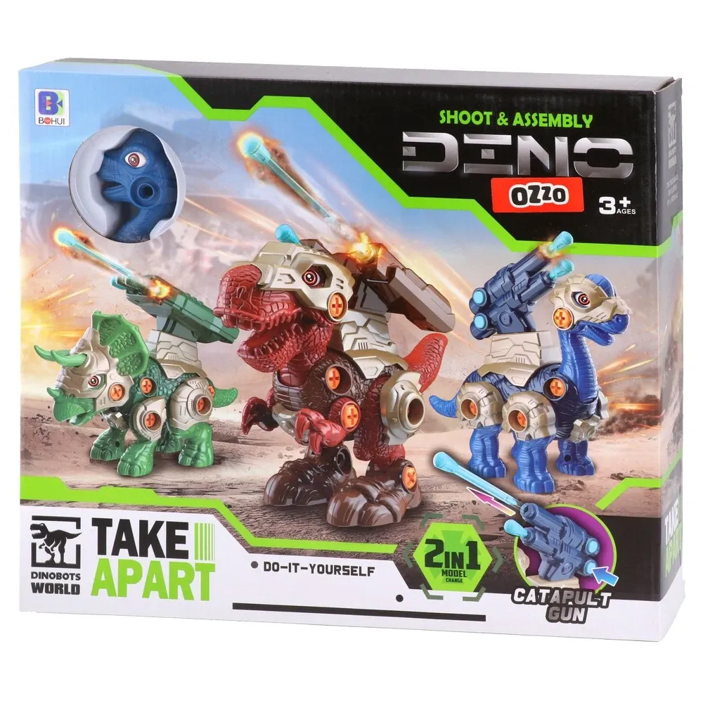 864070_001 Force, igračka, dinosaurus sa mekim metkovima, 2 u 1, 097 - Image 1