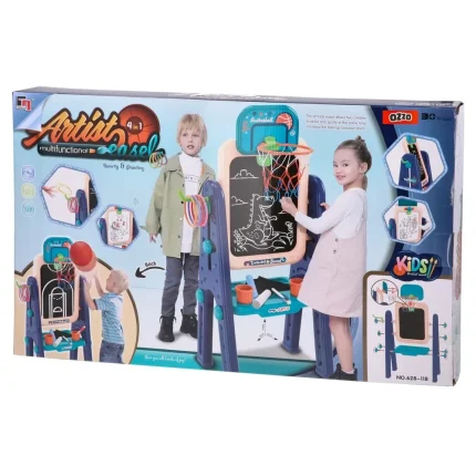 TJ, igračka, tabla za pisanje, 4 u 1