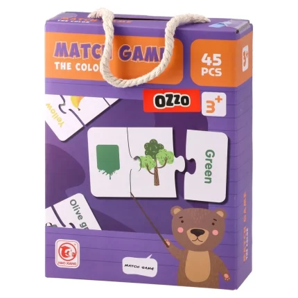 Smart card, edukativna igra, boje, 45 dijelova