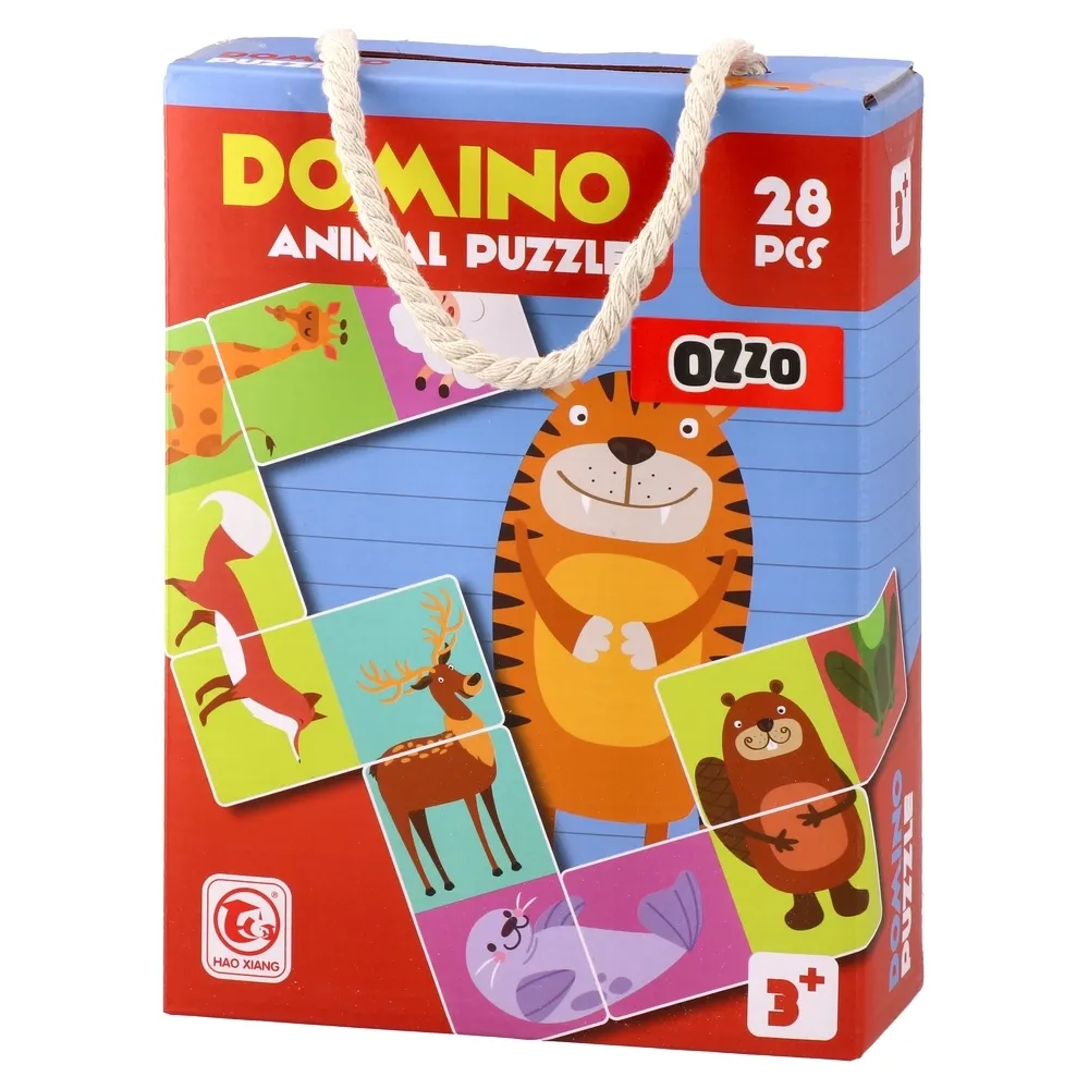 882407_001 Smart card, edukativna igra, domine, životinje, 28 dijelova - Image 1
