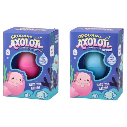 Squeezy animal, gumena igračka, aksolotl, miks