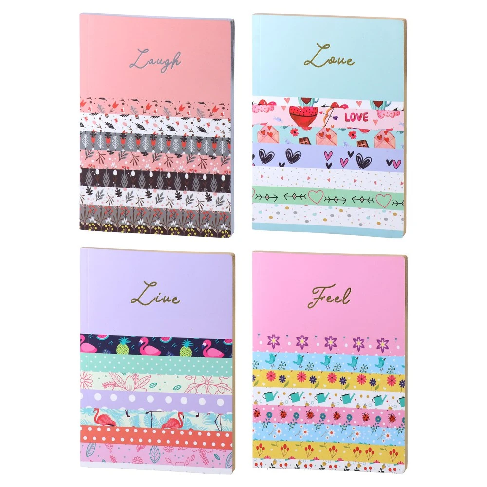 489409_001.webp Golden, notes, 15x21cm, 96 lista, miks - Image 1
