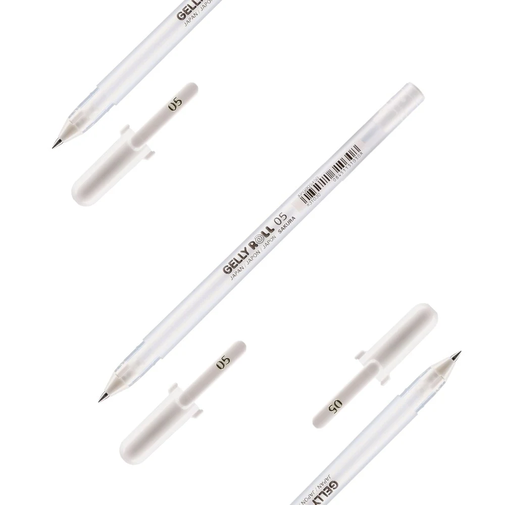 672393_000.webp Gelly Roll, gel olovka, set, bright white, fine, 3K - Image 1