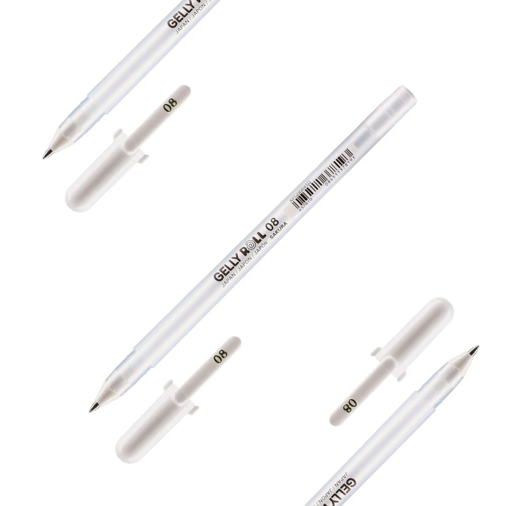 672394_000.webp Gelly Roll, gel olovka, set, bright white, medium, 3K - Image 1