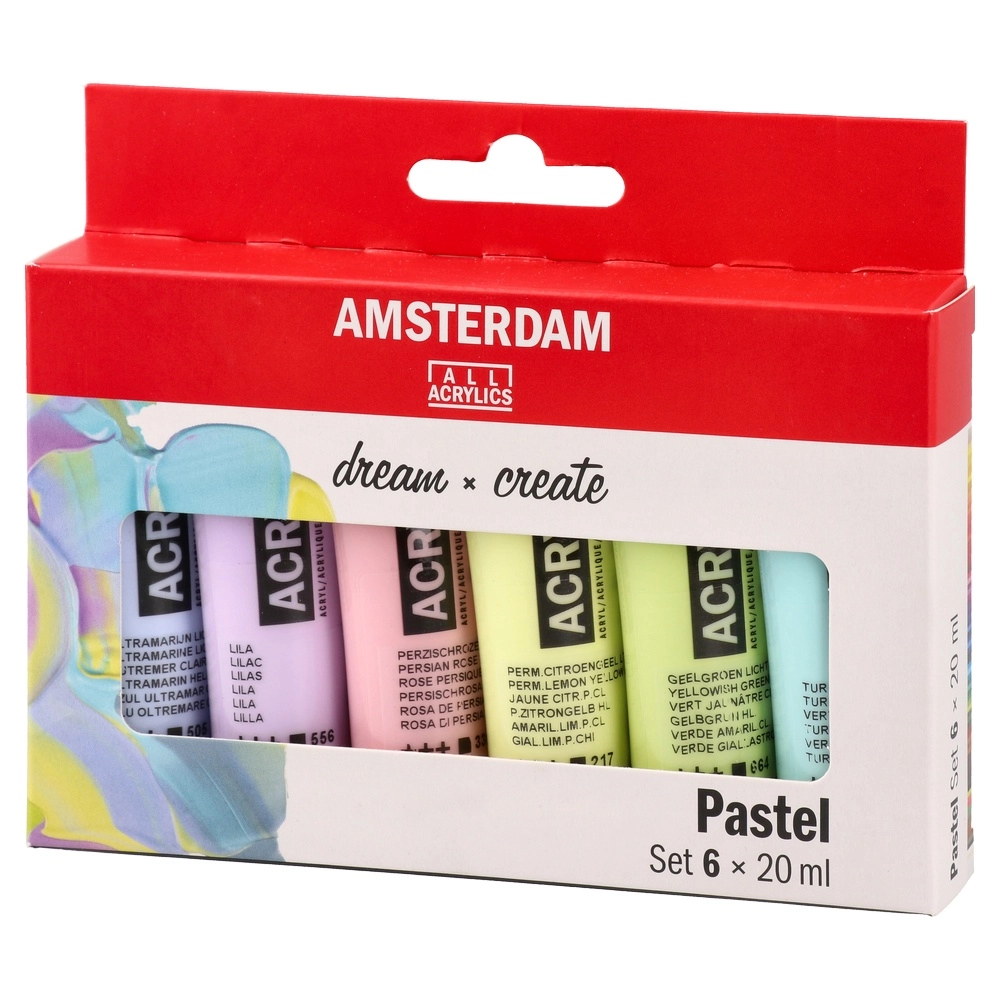 680928_001.webp Amsterdam, akrilna boja, set 6K, pastel set, 6 x 20ml - Image 1