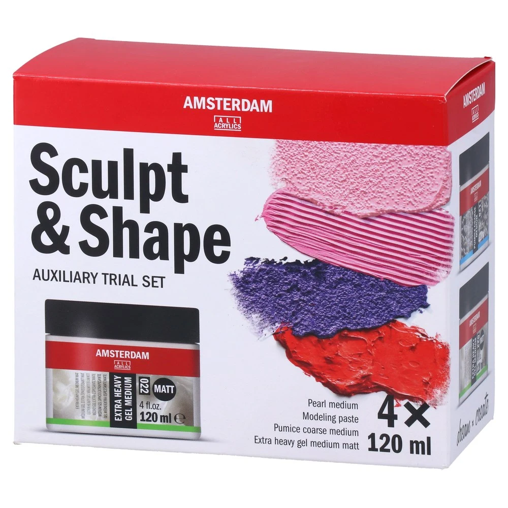 683045_001.webp Amsterdam medijum set, sculpt and shape, 4x120ml - Image 1