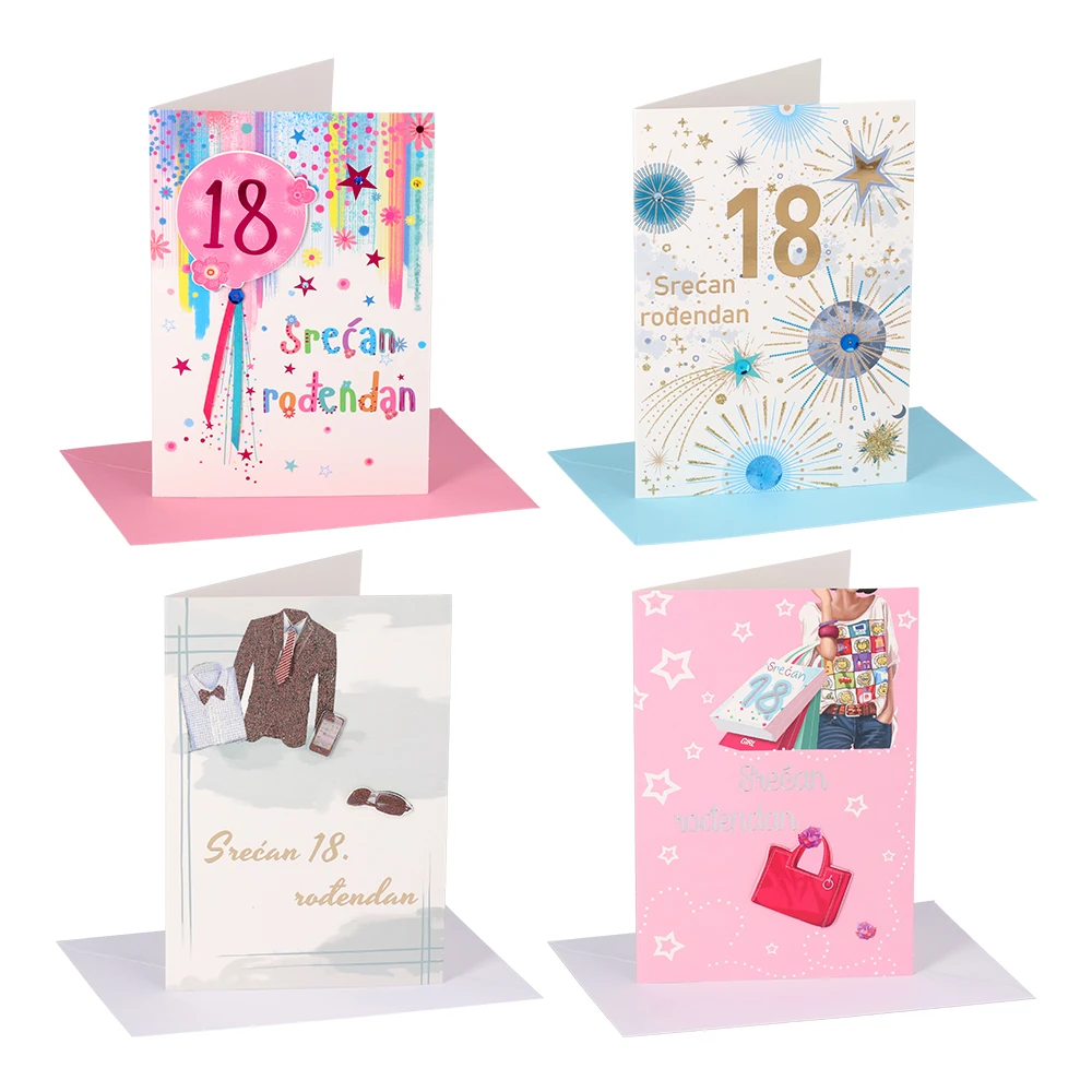710839_001.webp Lux MS, čestitka, 18th birthday, miks - Image 1