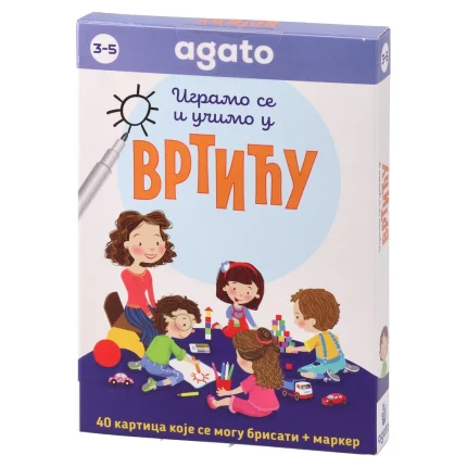 Smart kid, kartice aktivnosti u vrtiću, 40 kartica, 4 – 7 godina