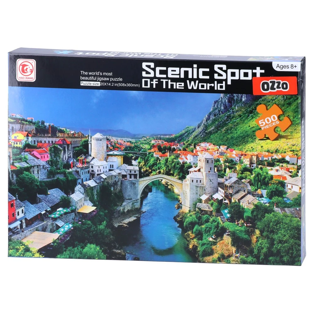 882319_001.webp Highsun, slagalica, most na rijeci, 500 dijelova - Image 1