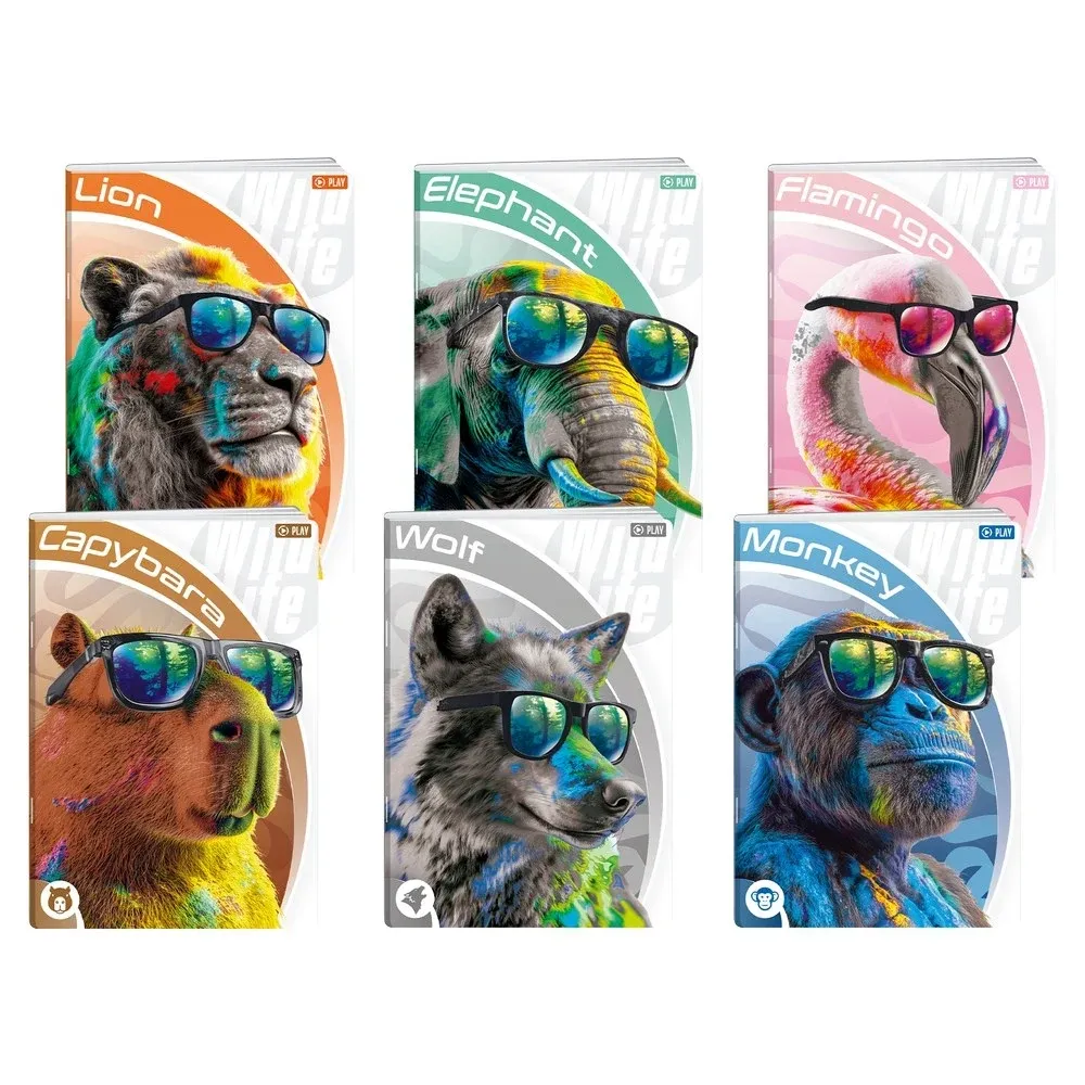 vp189119_001.webp Premium 40, sveska, 40 lista, Wild life 25 - odaberite linijaturu - Image 1