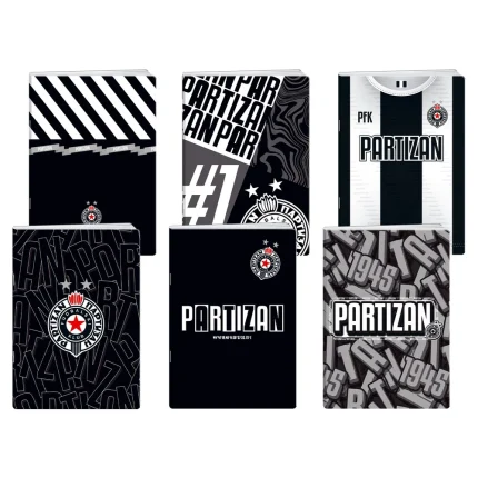 Premium 50, sveska sa UV lakom, 50 listova, Partizan - odaberite linijaturu