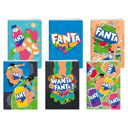 Premium 50, sveska sa UV lakom, 50 listova, Fanta - odaberite linijaturu