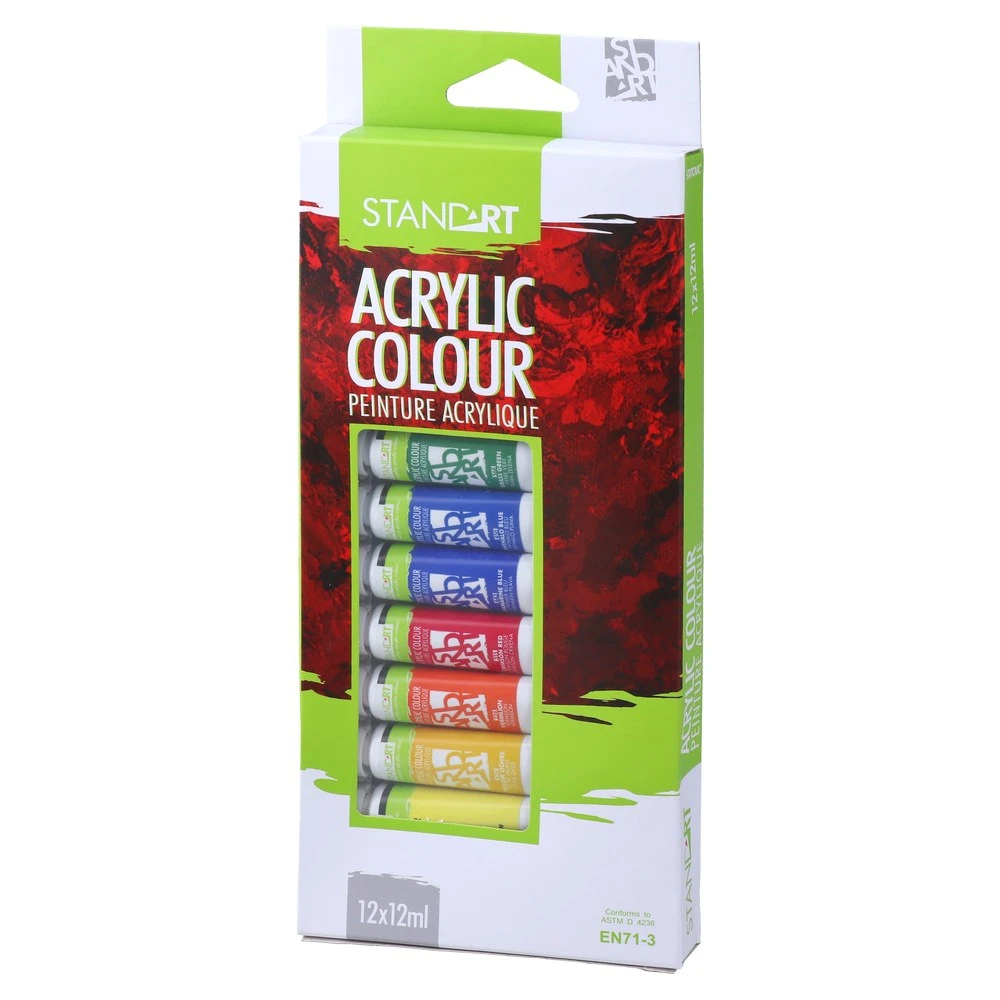 641950_001.webp Standart acrylic, akrilna boja, set 12K, 12ml - Image 1