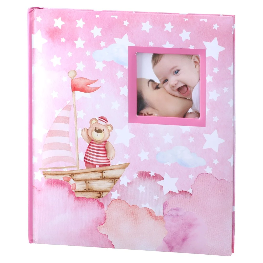 706008_001.webp Keeps baby, album za fotografije, 13x18cm, 100 fotografija, roze - Image 1