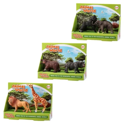Animal world, igračka, set figura, divlje životinje, mix
