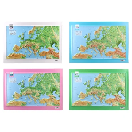 Mount Everest, reljefasta mapa, A3, Evropa