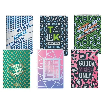 Premium 40, sveska metalik, A4, karo, 40 lista, Geometric