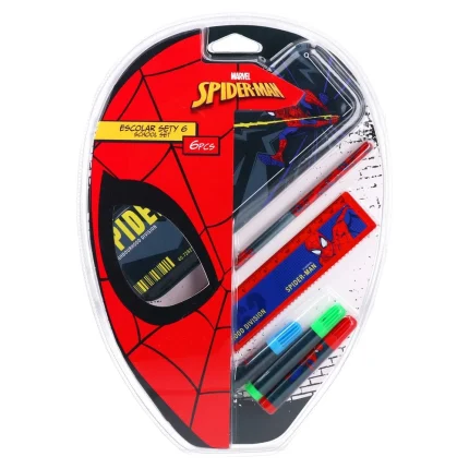 Escolar Sety 6B, školski set, Spiderman, 6K