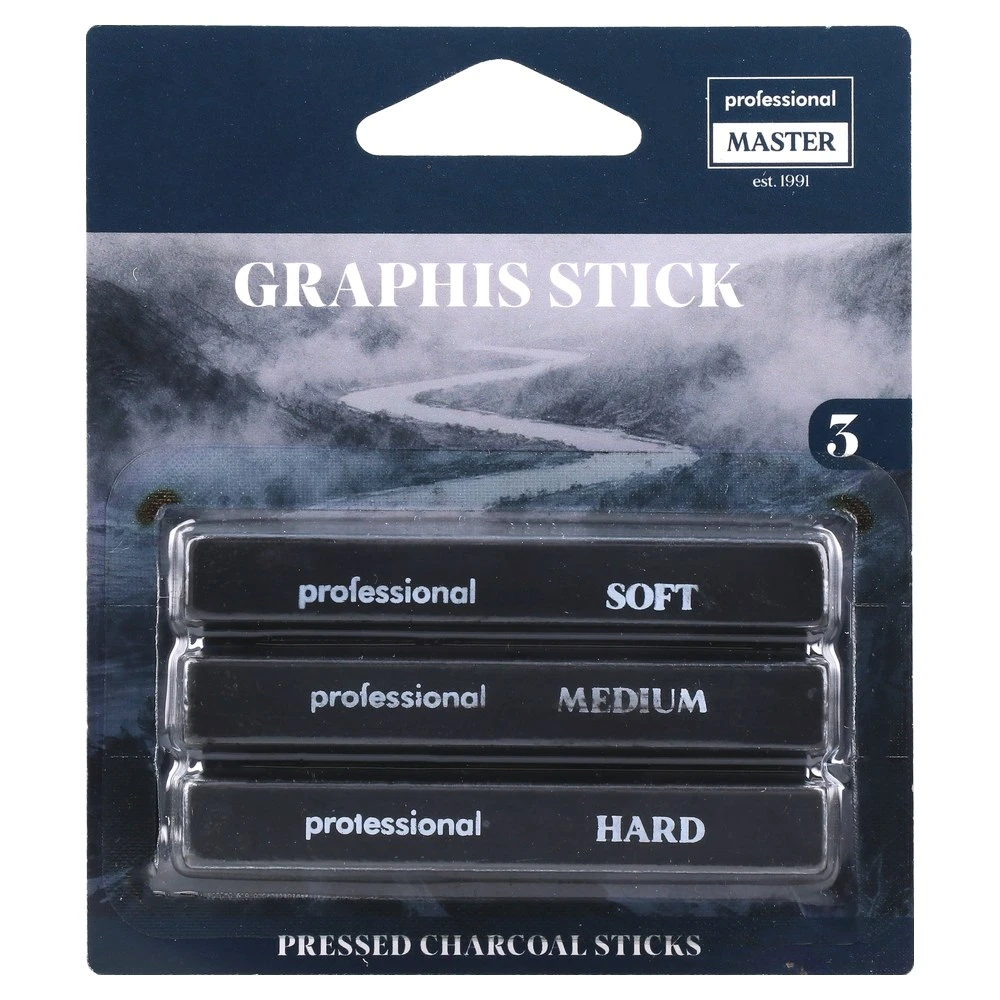 617014_001 Graphis stick, ugljeni štapići, presovani, miks, 3K - Image 1