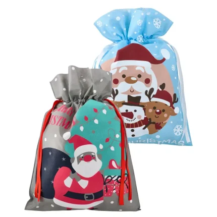 Baggy, vrećica za poklon, Merry Christmas, Djeda Mraz, miks, XL