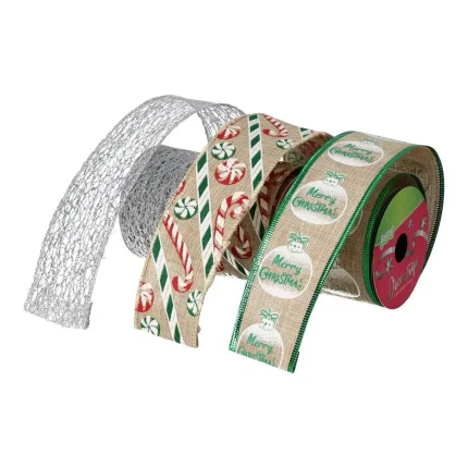 Deco strip, novogodišnja traka, 5cm x 2.7m, miks