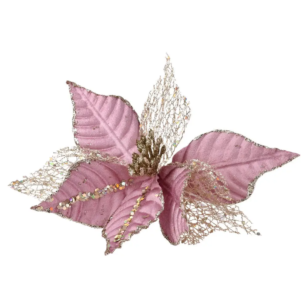740051_001 Blossom 30, novogodišnji cvijet, roze, 26cm - Image 1