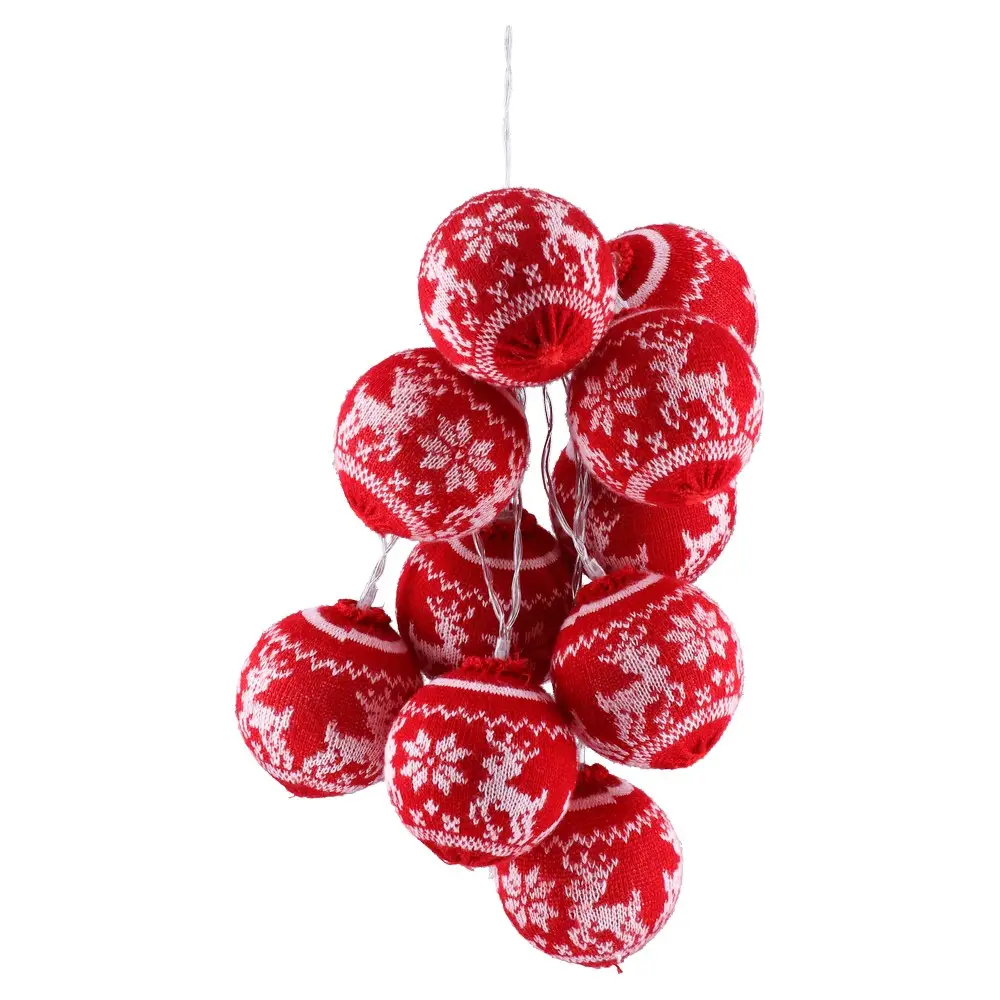 741107_001 Lamput, lampice, vunena kugla, 10LED - Image 1